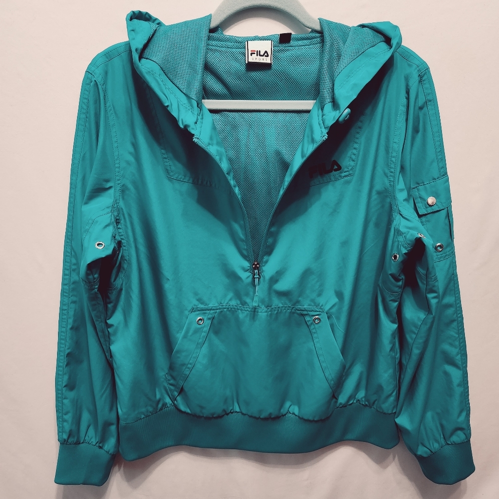 Fila Sport Half Zip Windbreaker Hoodie